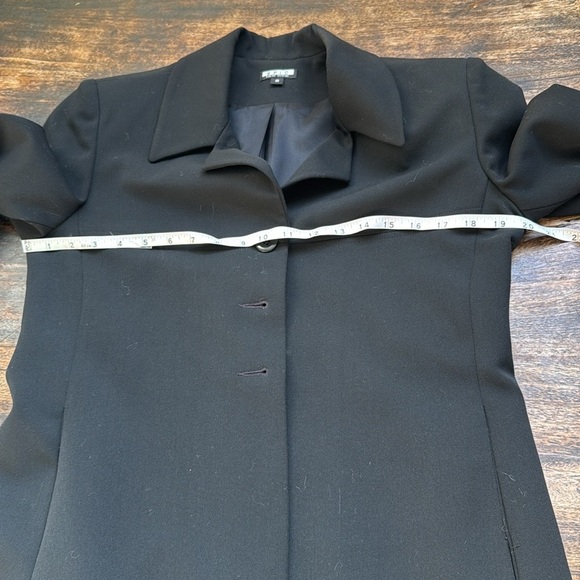 Epic New York black 3 button Long classic Blazer - Picture 9 of 12